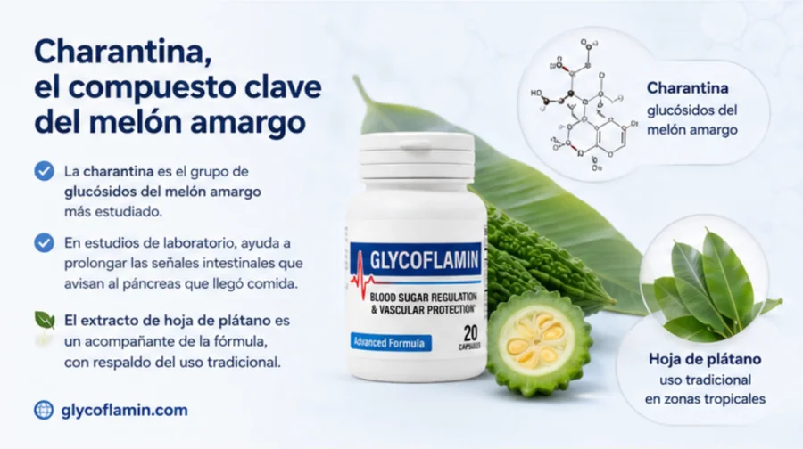Charantina, el compuesto que da nombre a Glycoflamin