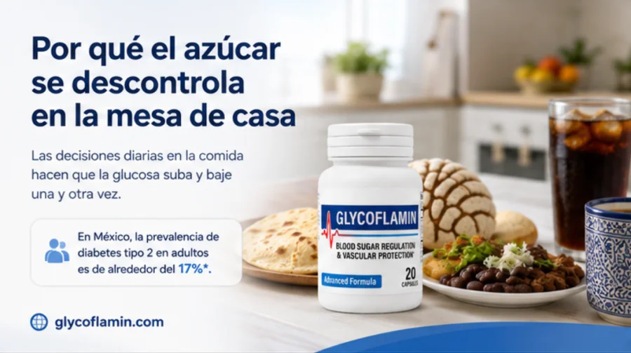 Glycoflamin y el control del azúcar en la comida diaria